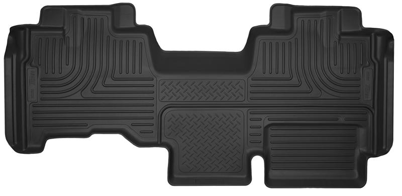 Ford F-150 SuperCab Floor Liner - Rear - Husky Liners - X-act Contour - Black - `09-`14